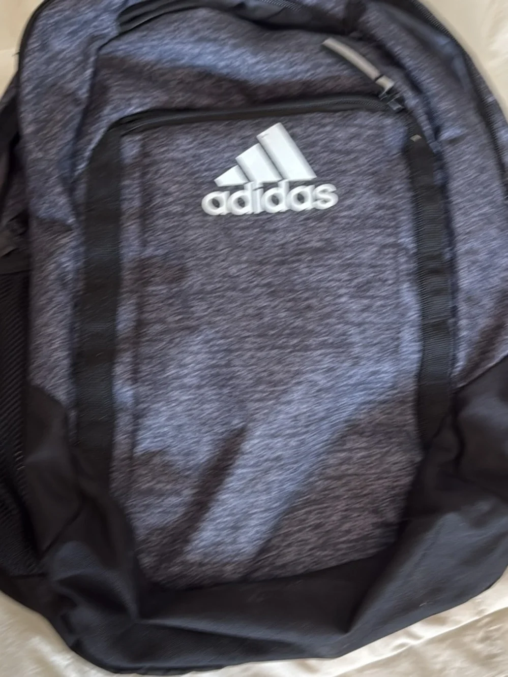 adidas Gray and Black Performance Backpack